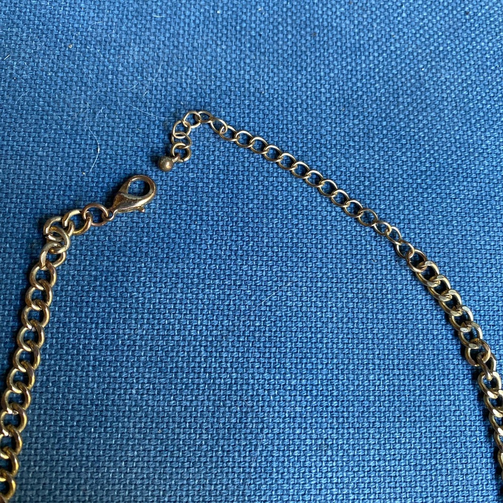 Goldstone Statement Necklace - image 5